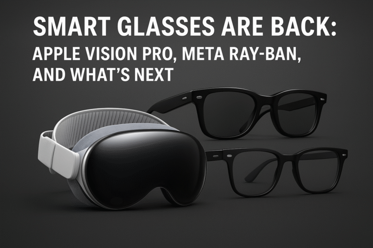 Smart Glasses Are Back: Apple Vision Pro, Meta Ray-Ban, and What’s Next